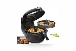 Tefal ActiFry Genius XL 2-en-1 YV9708 – bras mélangeur et plateau supérieur